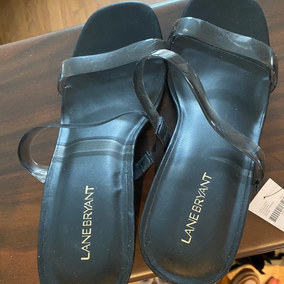 BNWT Mules with clear straps - Picture 5 of 7